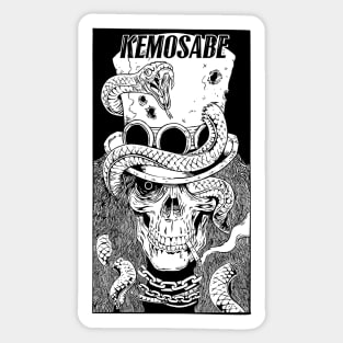 Kemosabe Rockers Skull #1 Sticker